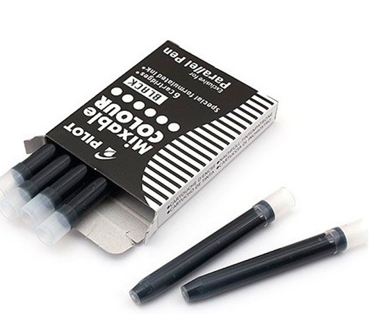 CARTUCHO LAPICERA PILOT 6 UNID. NEGRO 1