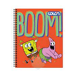 CUADERNO COLON UNIV. 7mm 100 Hjs BOB ESPONJA 