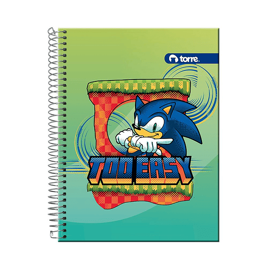 CUADERNO TORRE TOP 7mm 150 Hjs SONIC 