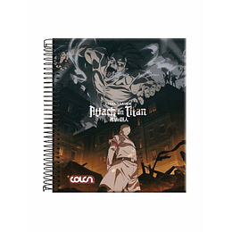 CUADERNO COLON TOP 7mm 150 Hjs ATTACK ON TITAN