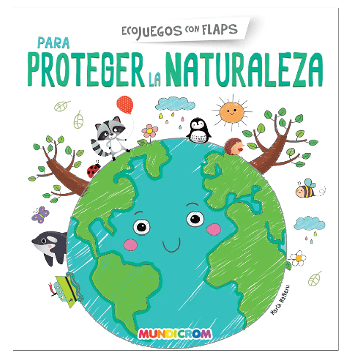 LIBRO MUNDICROM ECO JUEGOS CON FLAPS PARA PROTEGER LA NATURALEZA