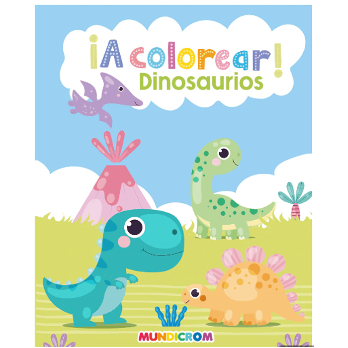 LIBRO A COLOREAR DINOSAURIO MUNDICROM