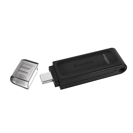 PENDRIVE KINGSTON 128GB USB-C 3.2  DATATRAVELER NEGRO