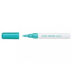 MARCADOR PILOT PINTOR EXTRA FINO VERDE METALICO 0.7MM