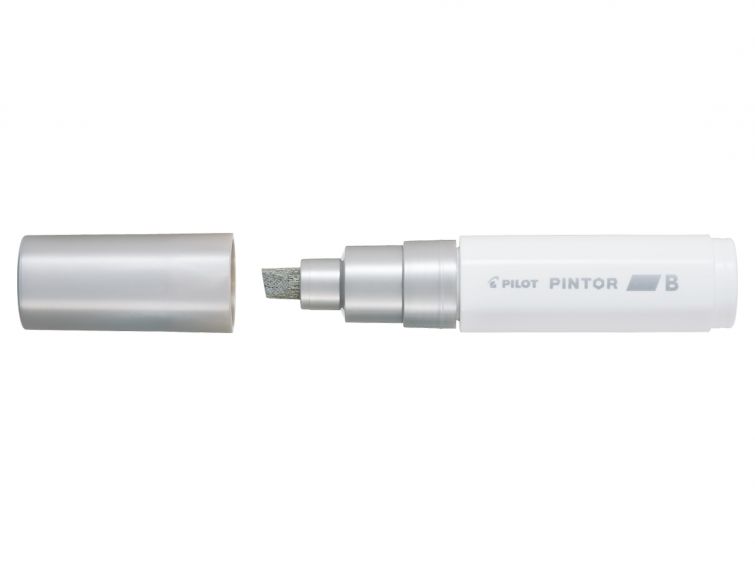 MARCADOR PILOT PINTOR BISELADO PLATEADO 8.0MM 1