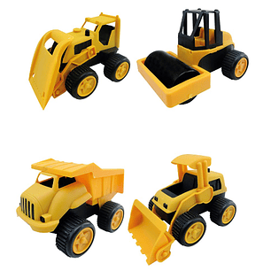 SET CAMIONES DE CONSTRUCCION 4 UNDS. +3 (AT-580)