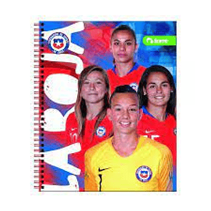 CUADERNO TORRE UNIV. CLASICO 7mm 100 Hjs SEL CHILENA FEMENINA ( DESC. )