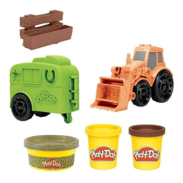 TRACTOR WHELLS PLAY DOH +3 F1012