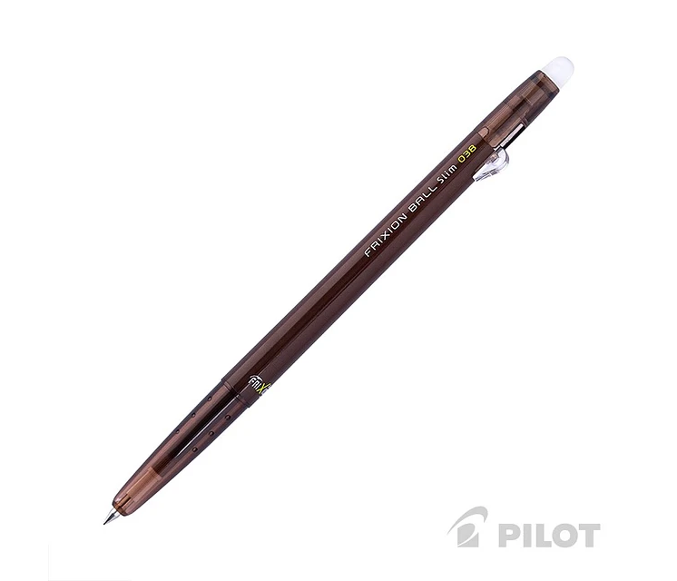 LAPIZ GEL FRIXION BALL SLIM 0.38 CAFE 1