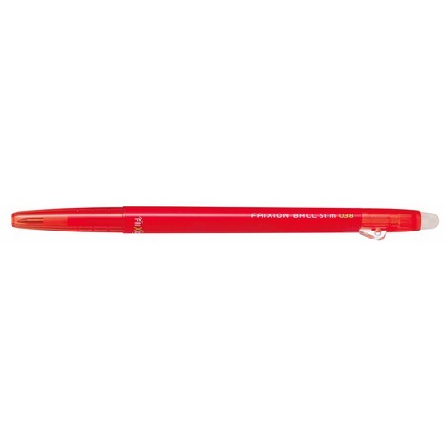 LAPIZ GEL FRIXION BALL SLIM 0.38 ROJO 1