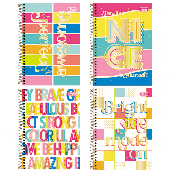 CUADERNO TILIBRA TOP CARTA 7mm 160 Hjs 4 MATERIAS BE NICE   1
