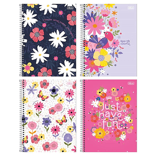 CUADERNO TILIBRA TOP CARTA 7mm 120 Hjs 3 MATERIAS CHARME ( DESC. )