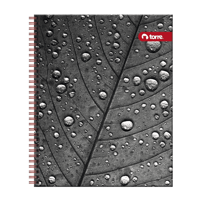 CUADERNO TORRE TOP 7mm 150 Hjs BLACK & WHITE