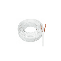 CABLE PARALELO 2X24 AWG BLANCO 100 METROS