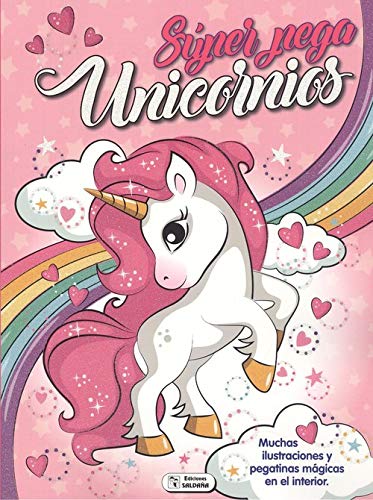 LIBRO COLOREA UNICORNIOS GLITTER EDIC.SALDAÑA CPCI40 1