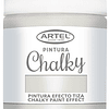 PINTURA CHALKY ARTEL EFECTO TIZA 250ML COLOR CREMA  1