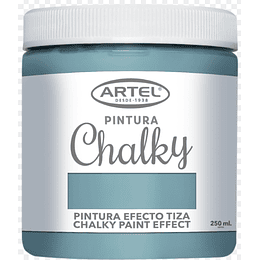 PINTURA CHALKY ARTEL EFECTO TIZA 250ML VERDE ESCANDI