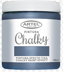 PINTURA CHALKY ARTEL EFECTO TIZA 250ML GRIS HUMO 1