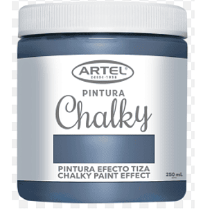 PINTURA CHALKY ARTEL EFECTO TIZA 250ML GRIS HUMO