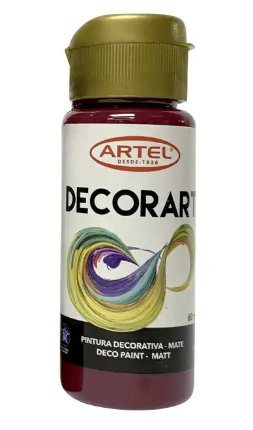 PINTURA DECORART ARTEL 60 ml BURDEO Nº 86 1