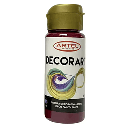 PINTURA DECORART ARTEL 60 ml BURDEO Nº 86