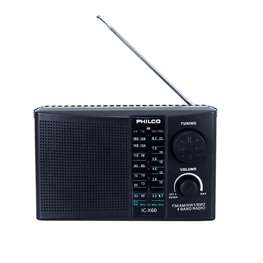 RADIO PORTATIL PHILCO AM/FM IC-X60