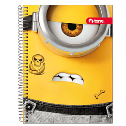 CUADERNO TORRE TOP 7mm 150 Hjs MINIONS