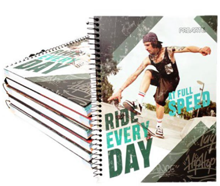 CUADERNO PROARTE 1/2 OFICIO 7mm 150 Hjs  DEPORTES 1