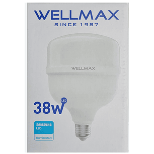 AMPOLLETA LED HAMMER WELLMAX 38W LUZ FRIA