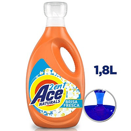 DETERGENTE LIQUIDO ACE NATURALS BRISA FRESCA  1.8LTS.