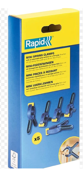 PRENSA DE PINZA 5 UNID. 35MM  RAPID 1