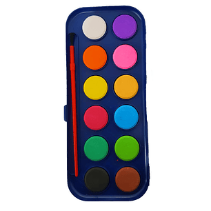 ESTUCHE ACUARELAS ARTEL 12 COLORES INC./PINCEL 