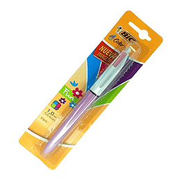 LAPIZ PASTA BIC 4 COLORES FUN 1.0 mm