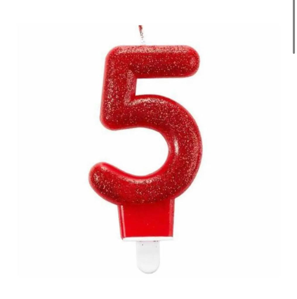 VELA GLITTER GLAM N°5 C/POSAVELA COL/SURTIDOS 1