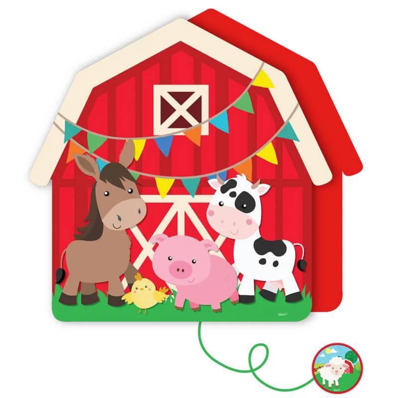 PIÑATA GRANJA ANIMALITOS 3D 1UNID. 1