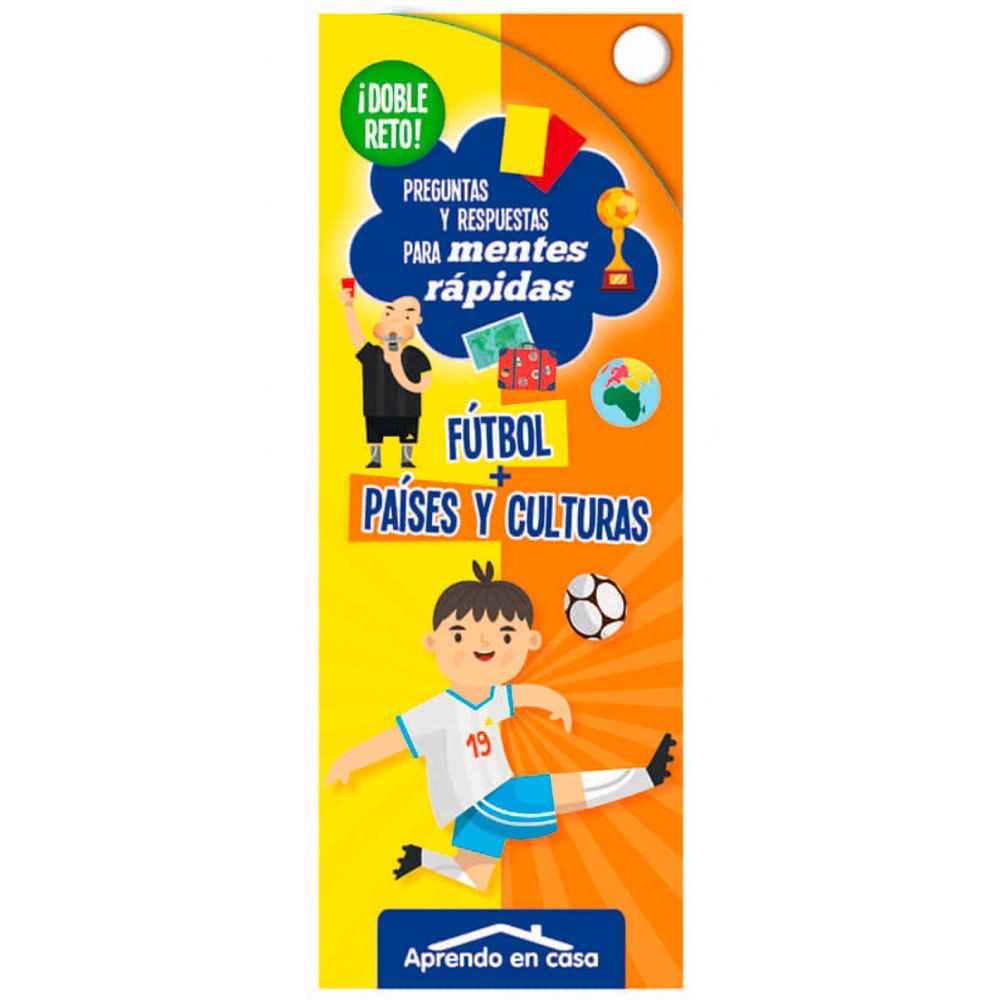 JUEGO MENTES RAPIDAS 6+ APRENDO EN CASA FUTBOL + PAISES Y CULTURAS E.SALDAÑA CACO49-2 1