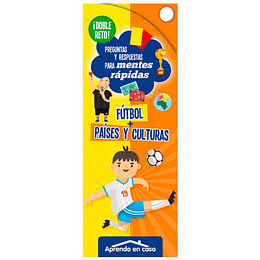 JUEGO MENTES RAPIDAS 6+ APRENDO EN CASA FUTBOL + PAISES Y CULTURAS E.SALDAÑA CACO49-2