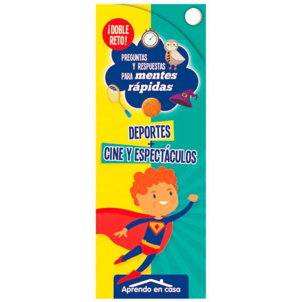 JUEGO MENTES RAPIDAS 6+ APRENDO EN CASA DEPORTES + CINE/ESPECTACULOS E.SALDAÑA CACO49-6 1