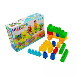 BLOQUES TIPO LEGO SOFT 3+ 40PZS. JMI BAS296
