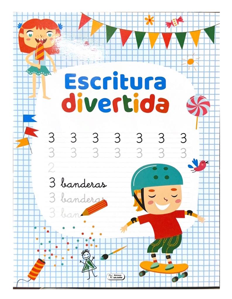 LIBRO ESCRITURA DIVERTIDA  EDIC.SALDAÑA CPC046 1