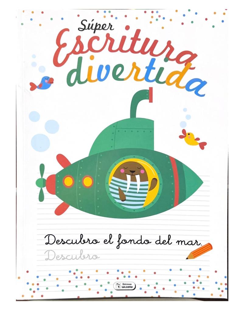 LIBRO SUPER ESCRITURA DIVERTIDA EDIC.SALDAÑA CPC047 1