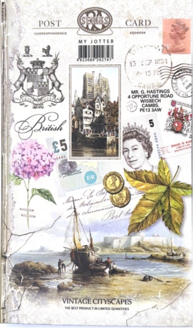 LIBRETA FLEXI MID VINTAGE CITYSCAPES 64 HJS. 5MM 1