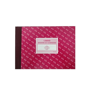 LIBRO REGISTRO DE ACCIONISTAS REM 50HJS.