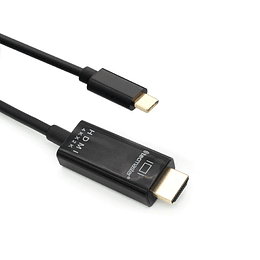 CABLE USB-C A HDMI 4K TECMASTER 1.8 MTS