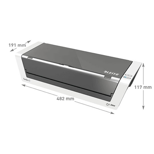 TERMOLAMINADORA ILAM TURBO A3 LEITZ N7474
