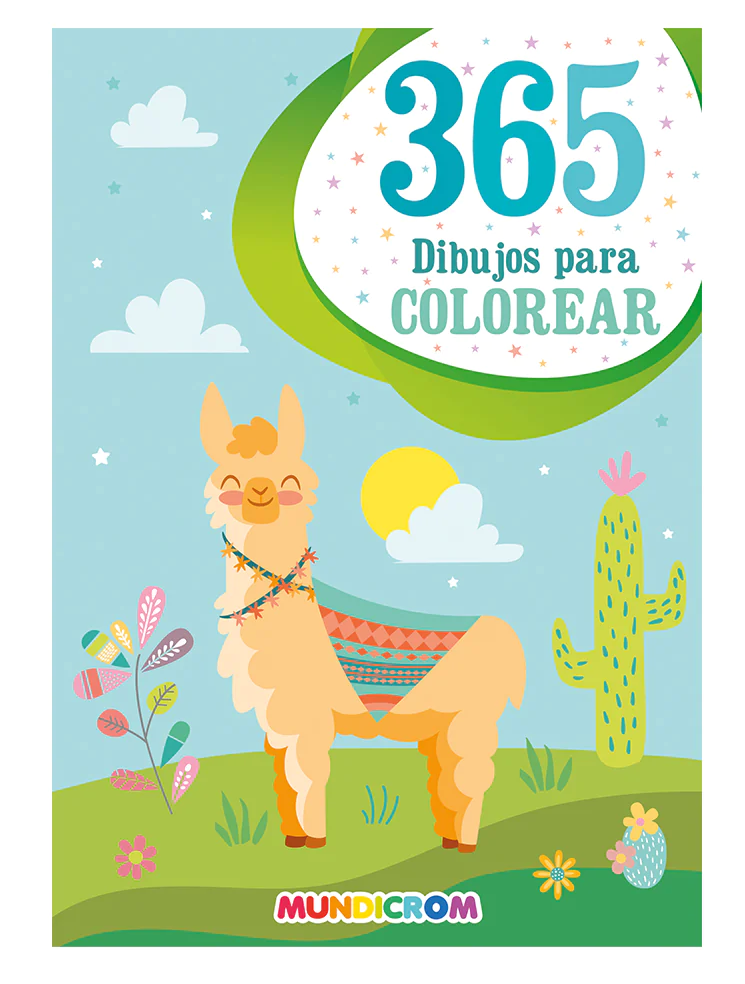 LIBRO MUNDICROM DIBUJOS PARA COLOREAR 365 1