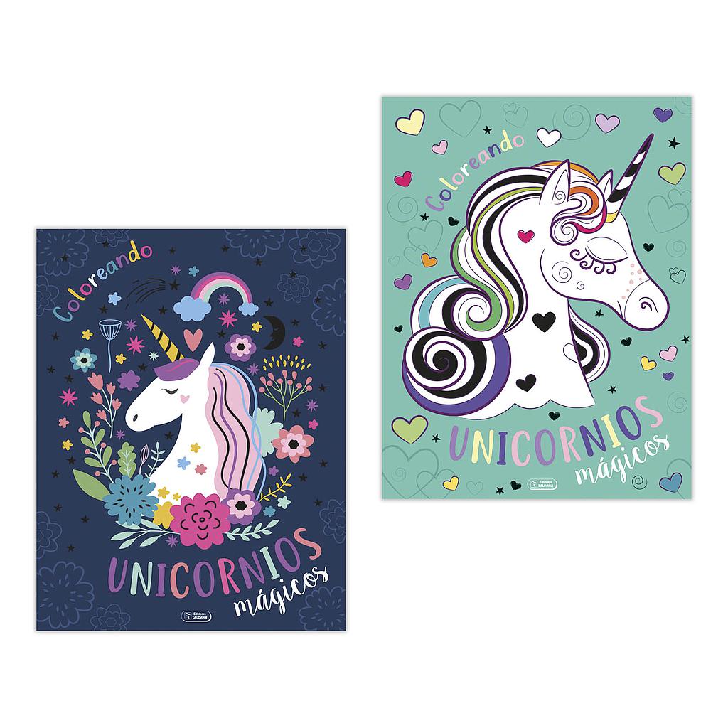LIBRO SUPER COLOREA UNICORNIOS EDIC.SALDAÑA (CPC133) 1