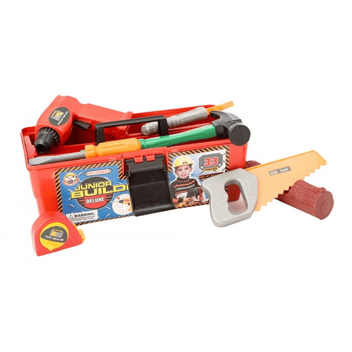 CAJA HERRAMIENTAS JUNIOR BUILDER 33PCS. 3+ (BAS090)