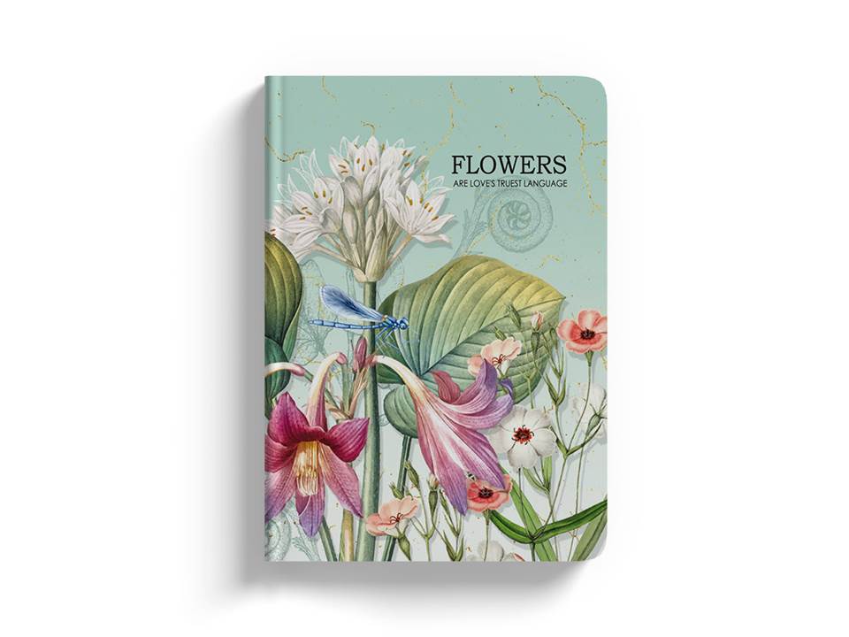 LIBRETA COMPANY FRESH LUXURY FLOWERS 64 HJS. 5MM 1