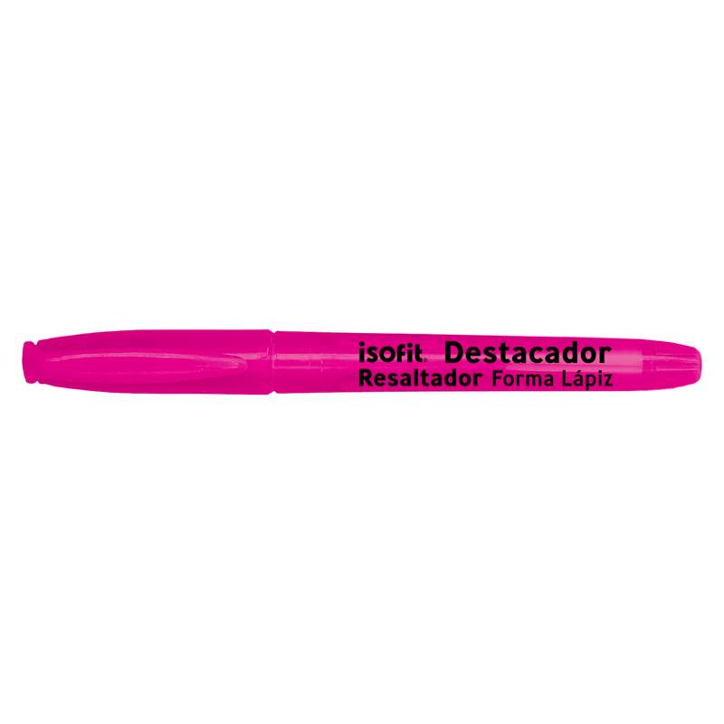 DESTACADOR ISOFIT T/LAPIZ  ROSADO ( CM ) 1